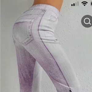 Juniors size medium long lace leg pants